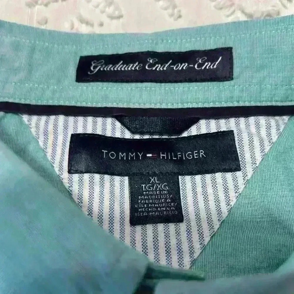 Tommy Hilfiger Graduate End-on-End men’s XL button-down shirt - Picture 11 of 11